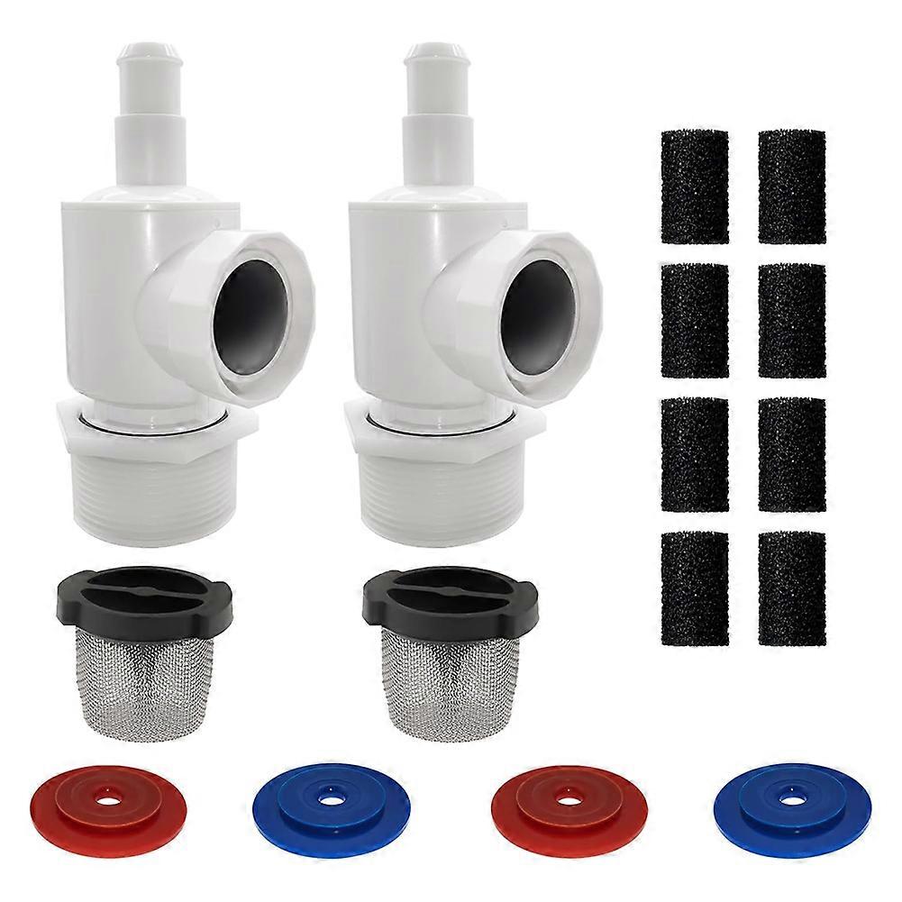 9-100-9001 Compatible for Pool Cleaner Parts, Pool Cleaner Universal Wall Fitting Connector Assembl