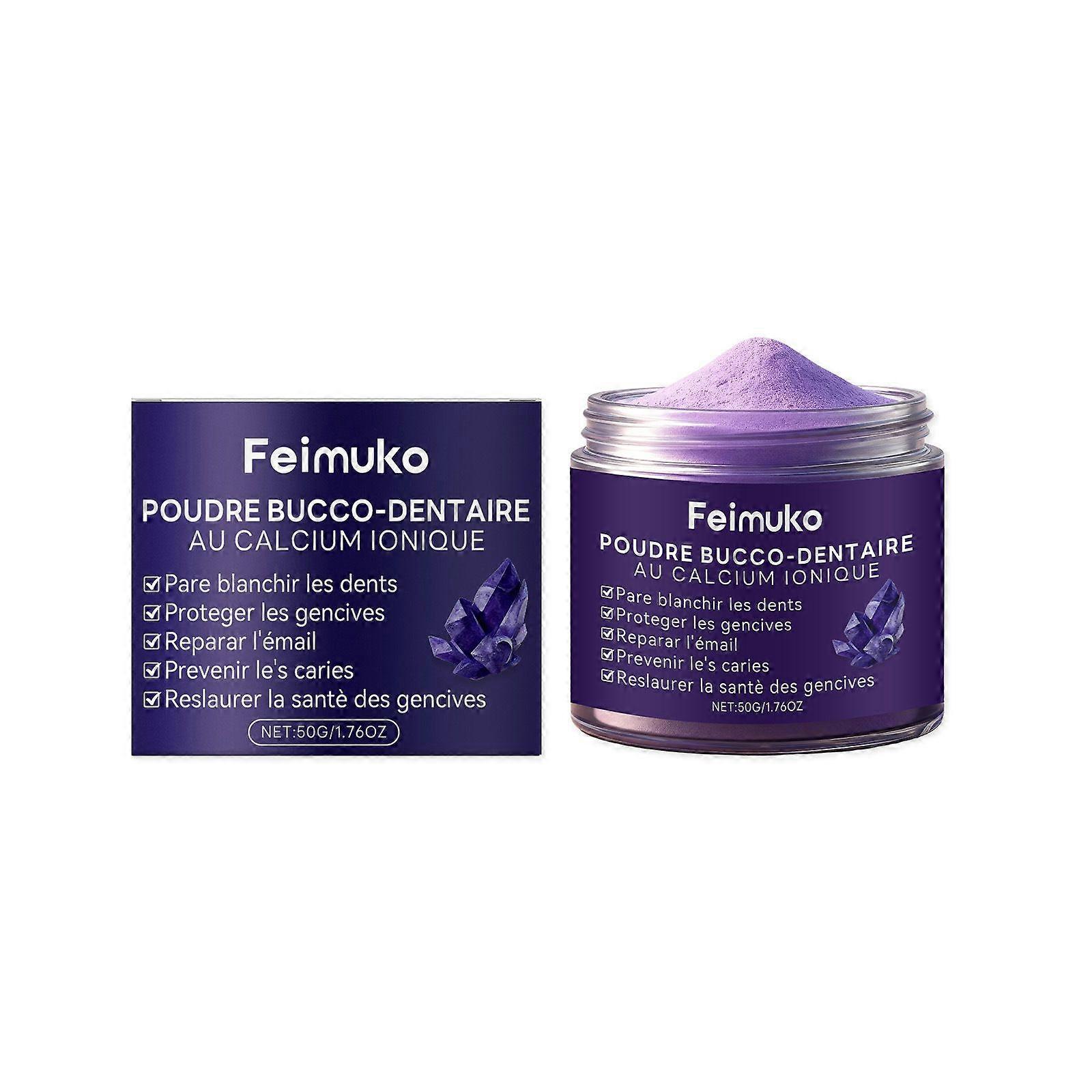 Teeth Mineral Powder, Mineral Tooth Powder, Has A Significant Effect On Teeth and Gums No Sensitivity - Freshen Breath, 50g