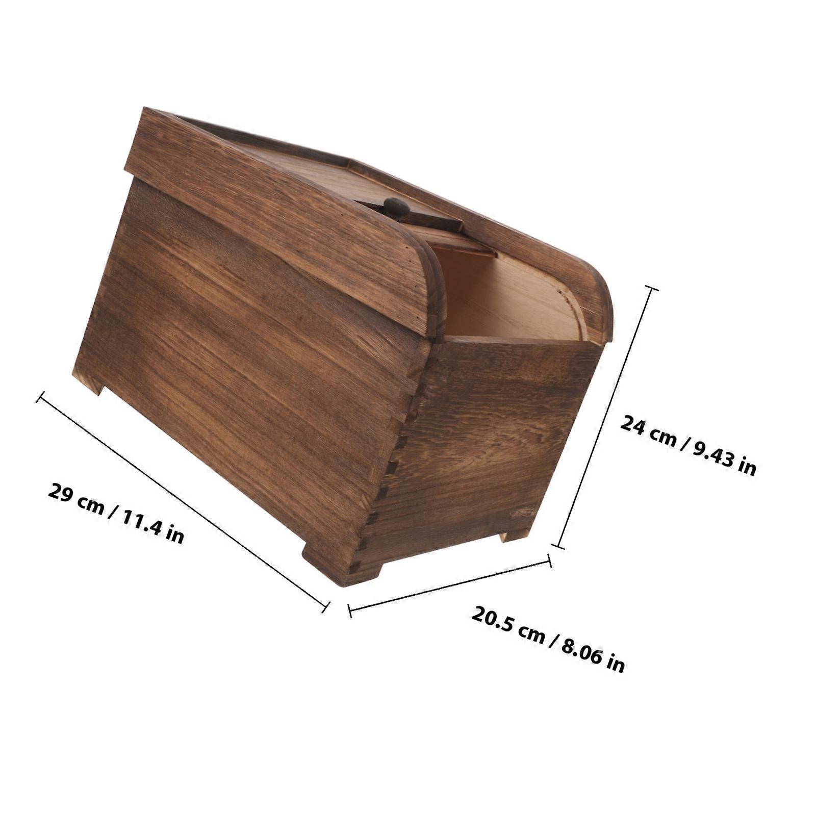 Coffee Rice Storage Container for Food Storage Container Wooden Multipurpose