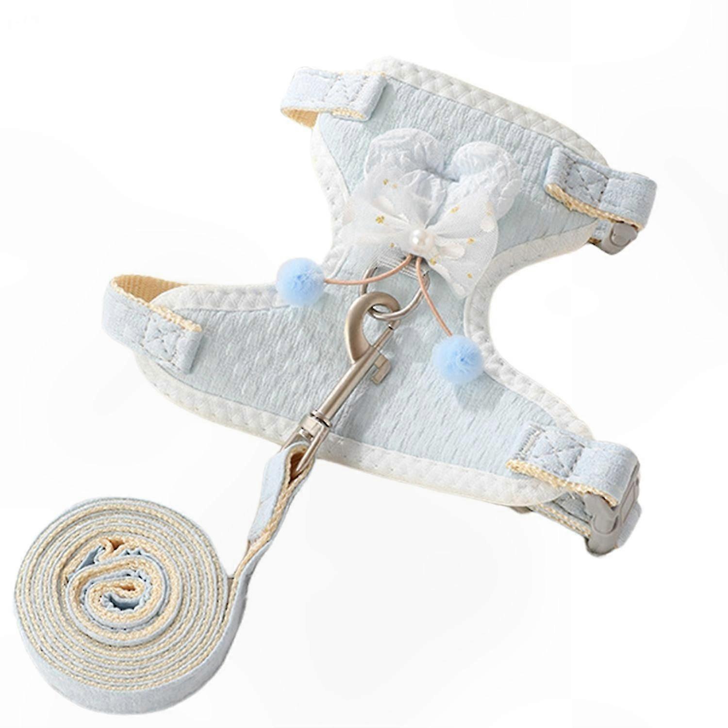 Adjustable Cat Harness Vest with Quick Release Buckle