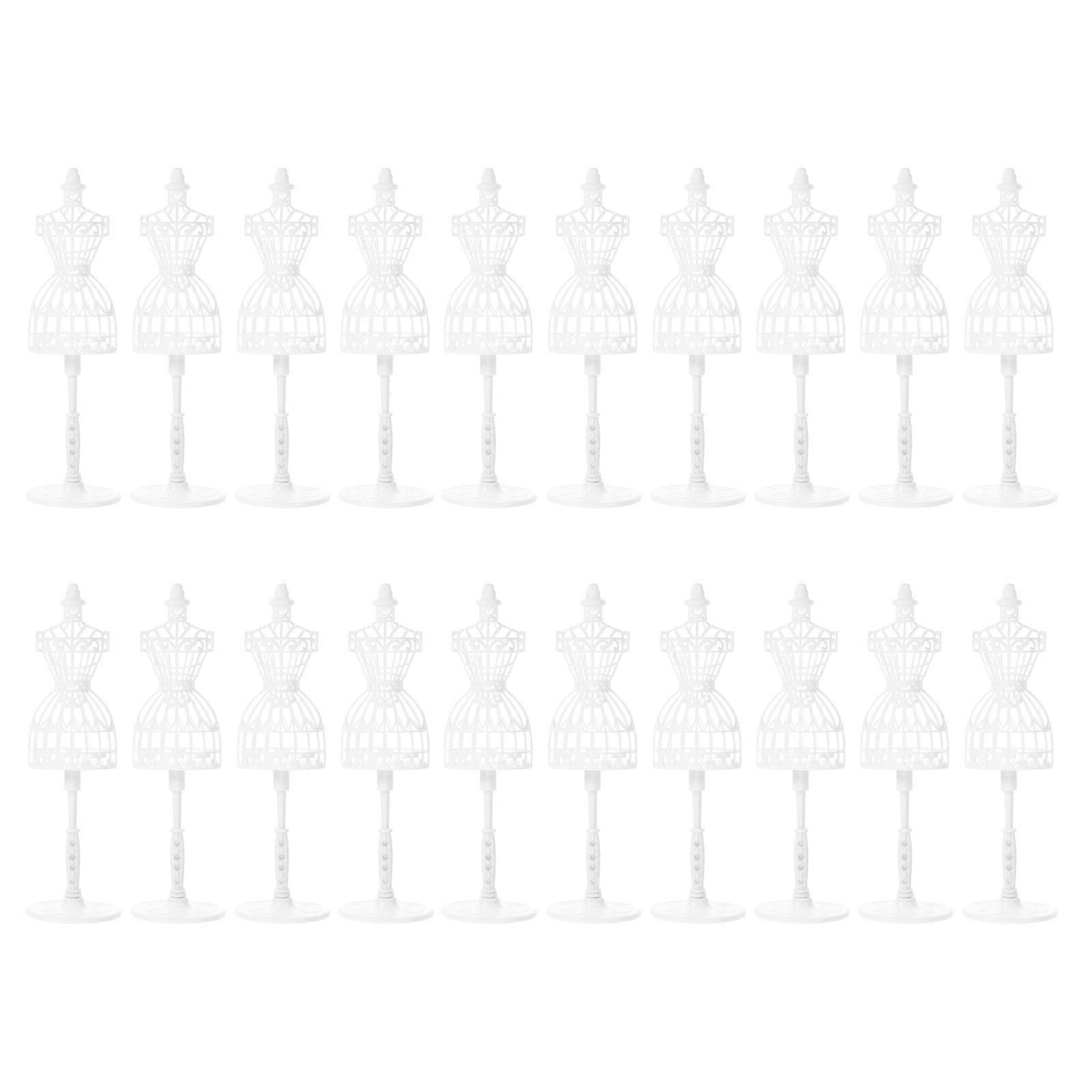 Creative Mannequin Mini Mannequin for Displaying Clothes 60Pcs