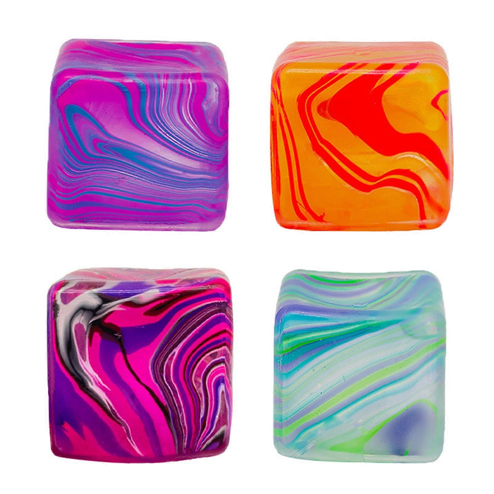 Decompression Jellys Toy - Instant Anxiety Relief, Unique Ice Cube Design, Portable Stress Relief for Fidgeting & Concentration Aid on-the-go