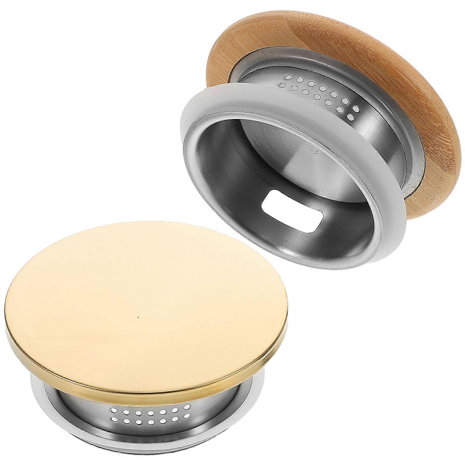 Pitcher Lid Stainless Steel Cap Replacement For Travel Durable Round Shape 2Pack
