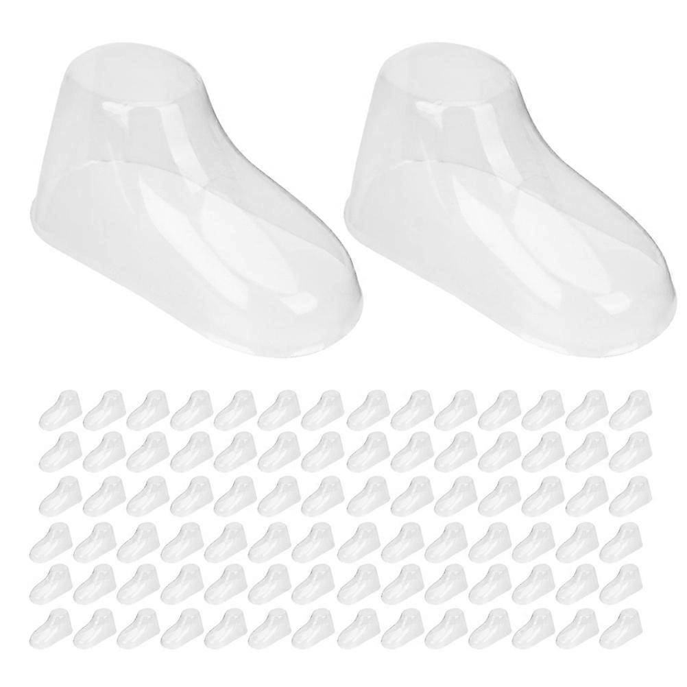 Baby Feet Display Transparent Foot Model for Display 160Pcs PVC Material