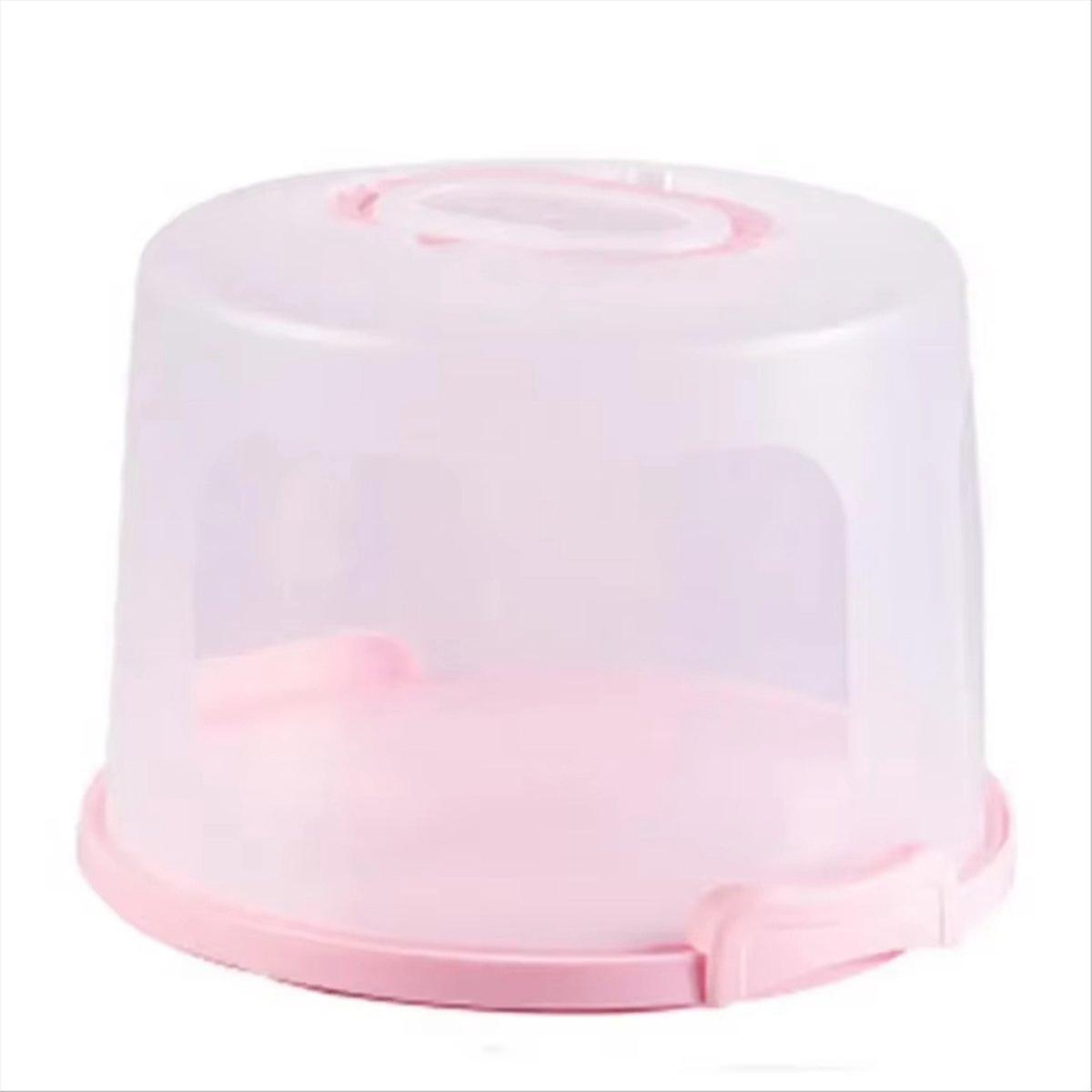 Home Cake Box Dust Proof Plastic Pastry Storage Boxes Carrier