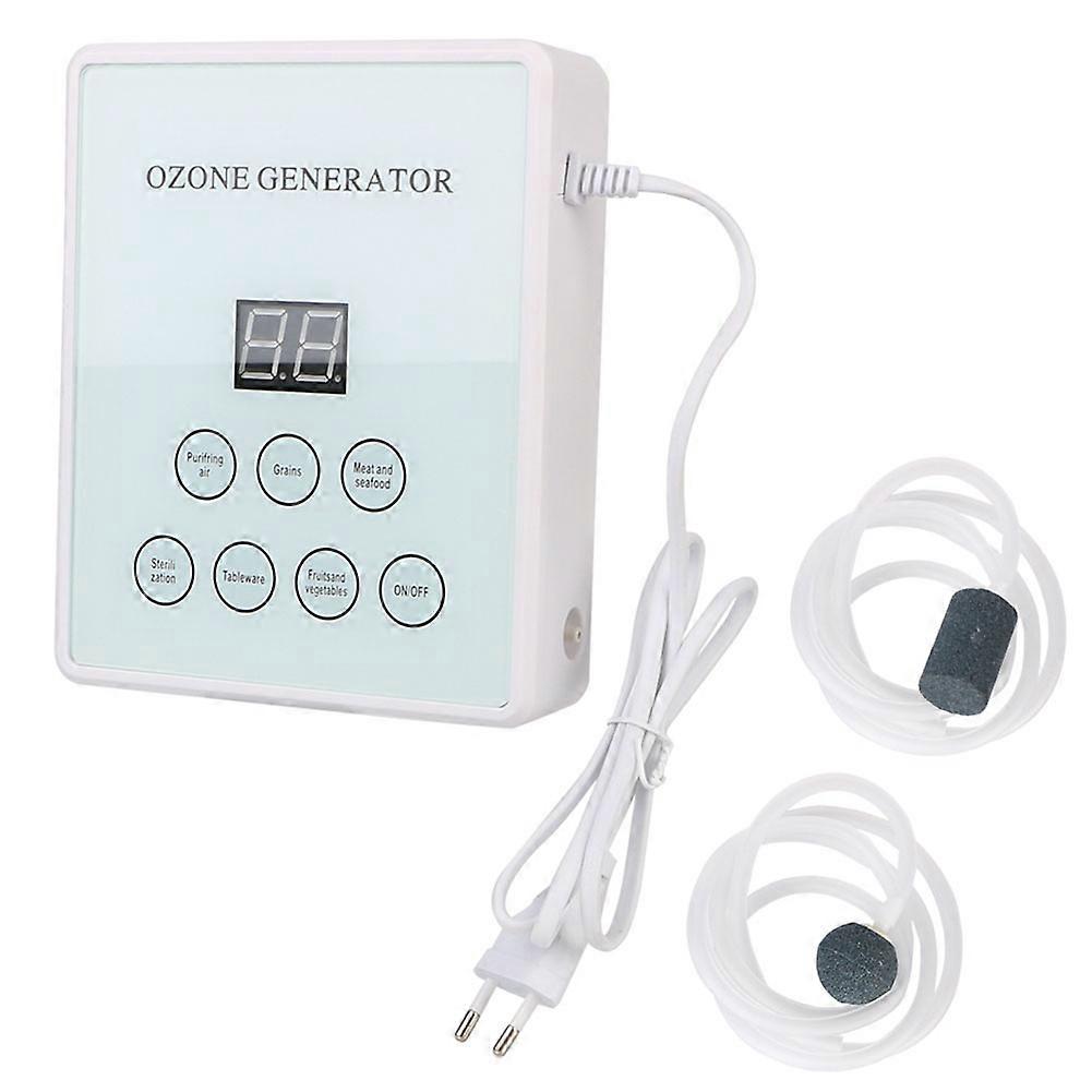 Active Ozone Generator Smart Fruits and Vegetable Disinfection Machine Disinfector Multi Functional Air Purifier EU Plug