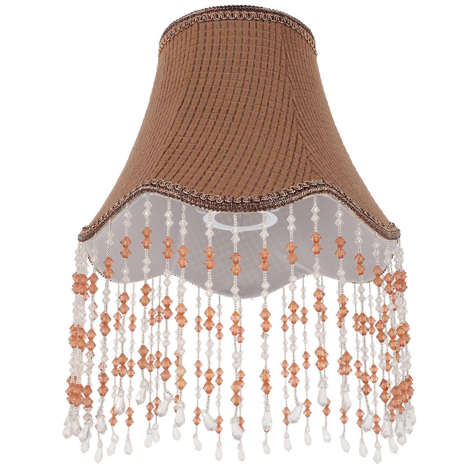 Elegant Victorian Fringe Lamp Shade with Tassels for Table and Floor Lamps Vintage Decor