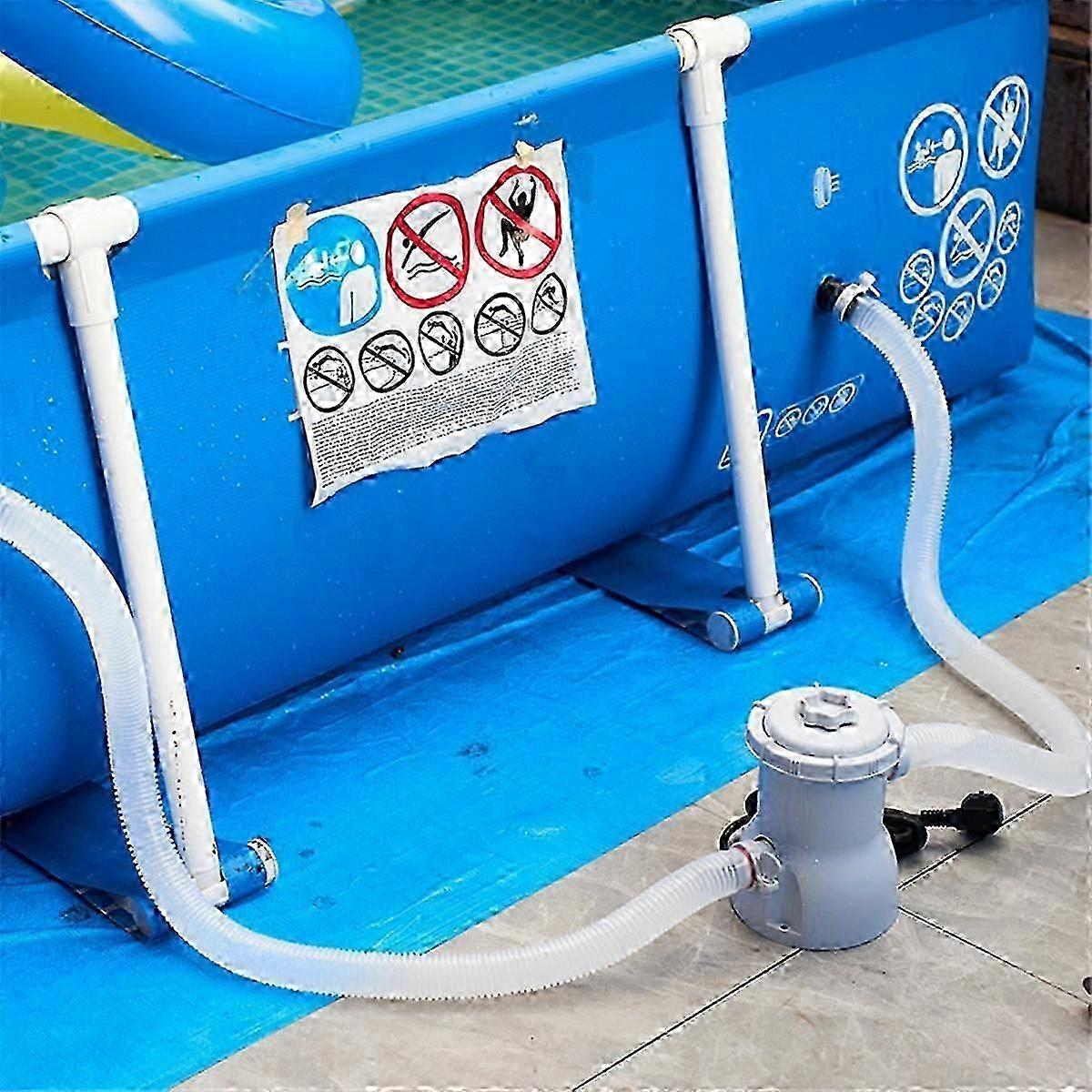 Electric Pool Pump with Filter System for Swimming Pools Water Circulation