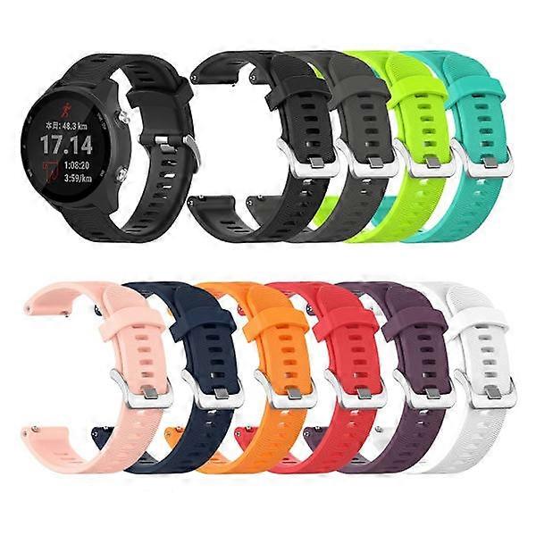 bracelet silicone compatible with Garmin Forerunner 245/venu SQ/SQ2 red