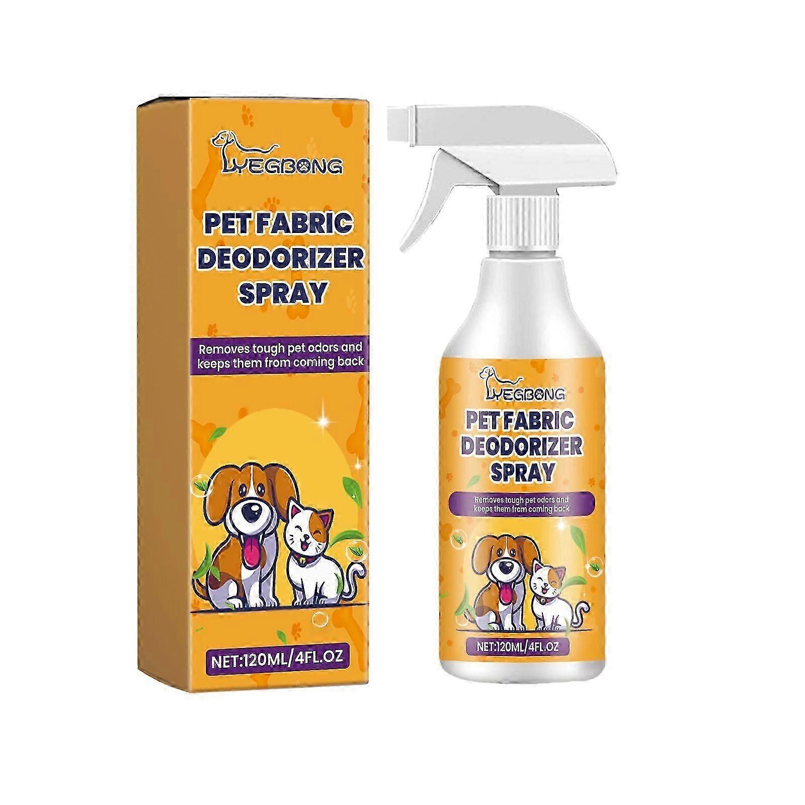 Pet Fabric Deodorizer Spray - Long-Lasting, Safe & Gentle Odor Eliminator for Carpets, Upholstery & Pet Bedding - Easy to Use, Pet-Friendly Fresh Air