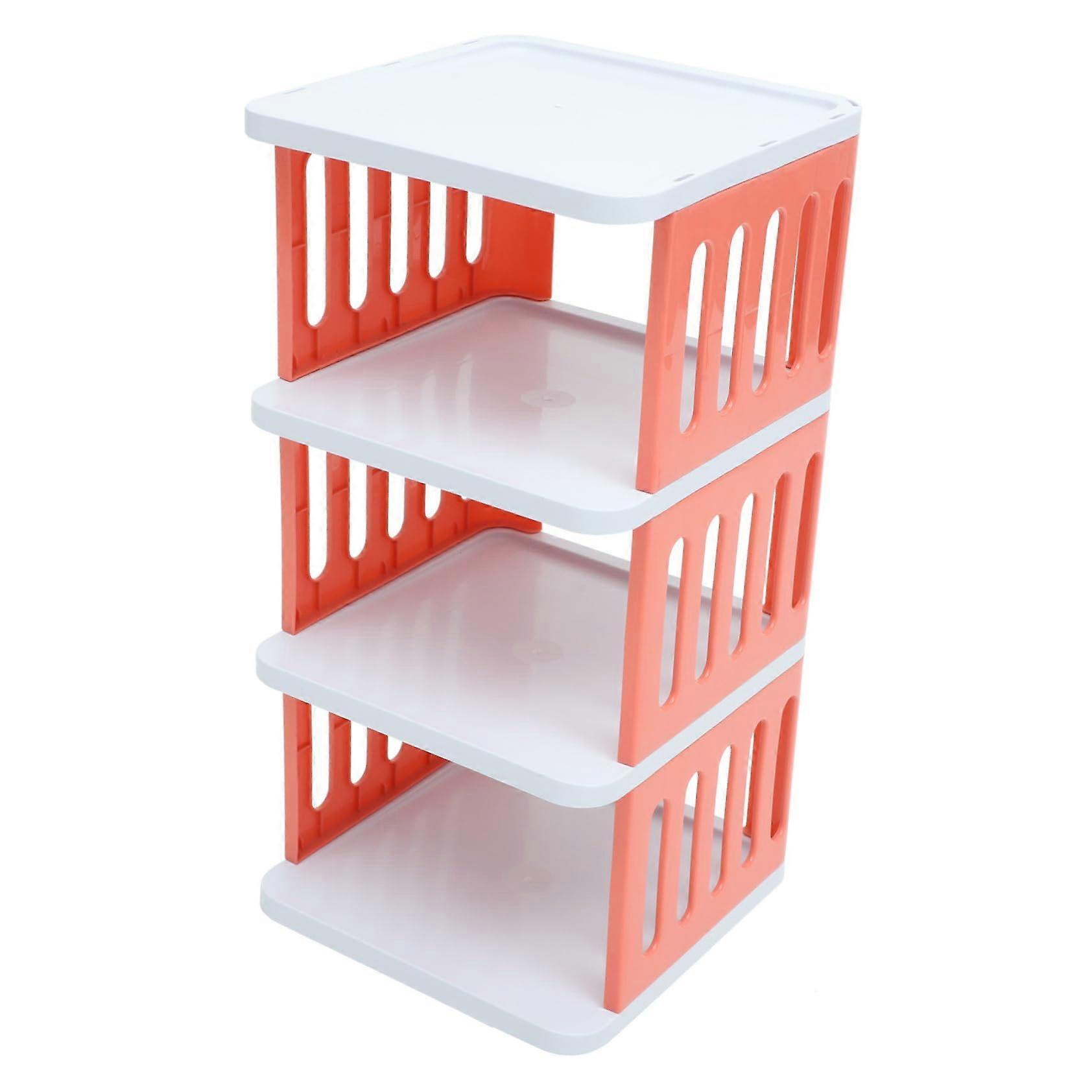 4Tier MultiLayer Shoe Rack Organizer with SpaceSaving Sturdy Frame for Entryway or Closet