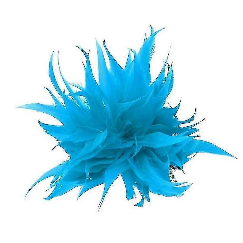 Broche Fleur Plume Corsage de Banquet 2025