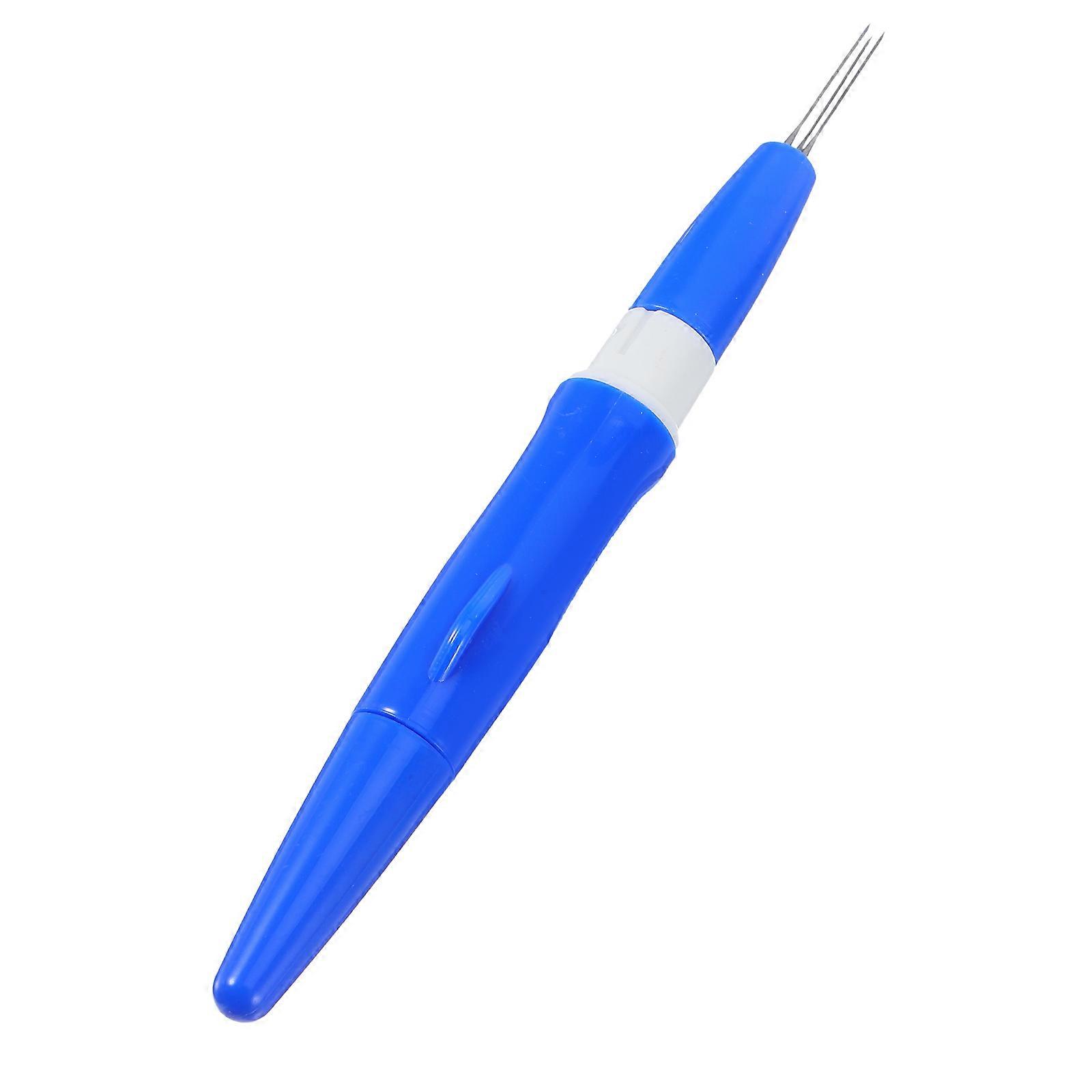 Multi Needle Felting Tool for DIY Craft 2Sets Blue Wool Felting Pens