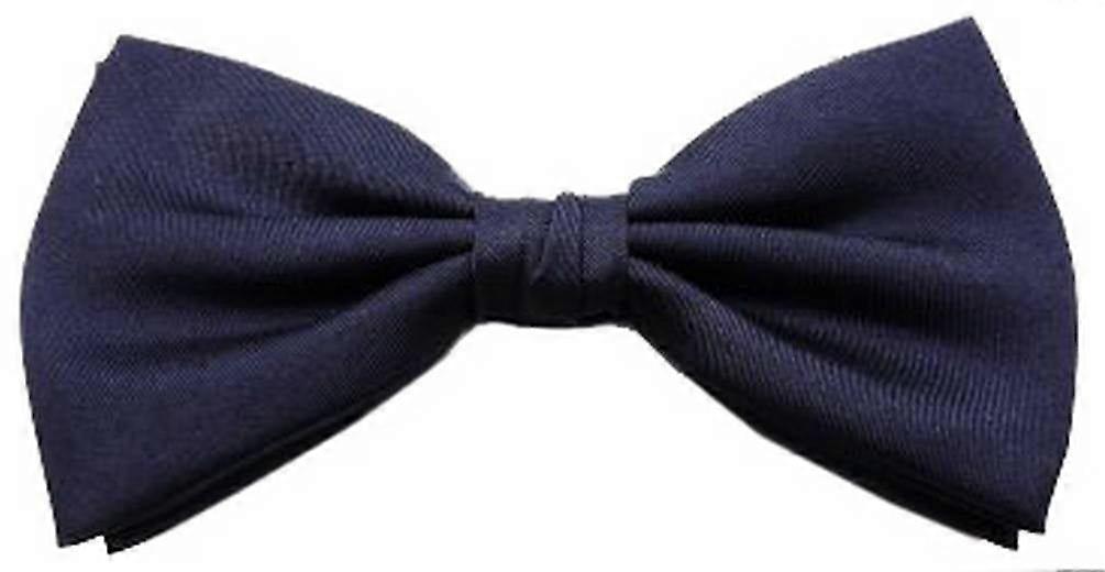 Knightsbridge Neckwear Silk Bow Tie - Navy