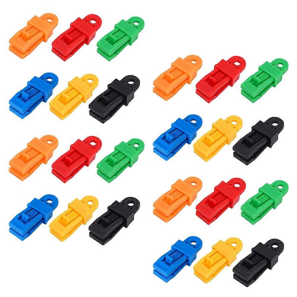 Wind Rope Buckles Awnings Clamp Multifunctional Fixing Clamp 48Pcs