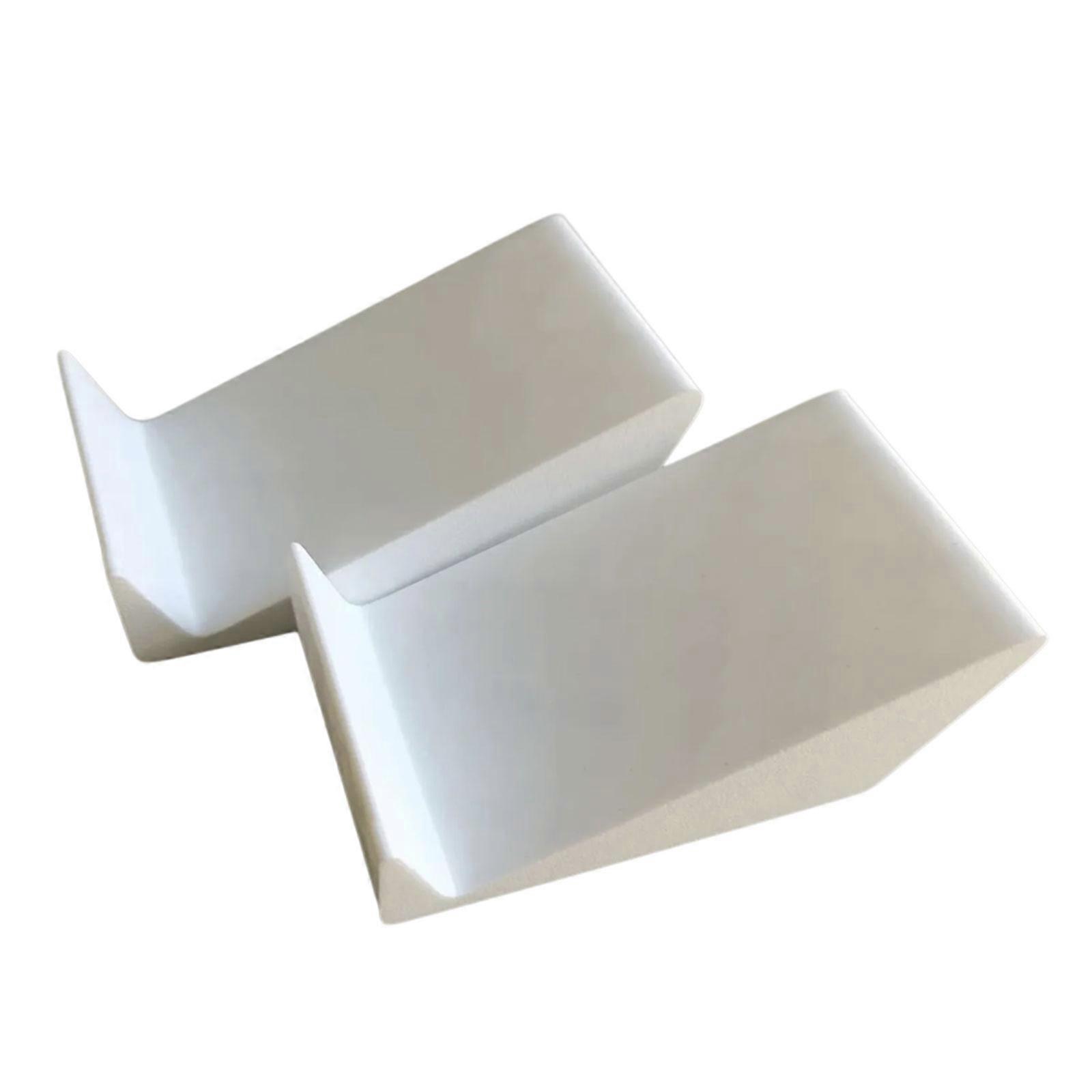 Sturdy Plastic Speaker Stand for Television Ensuring Secure Support and Stability During Use in Home Entertainment  White