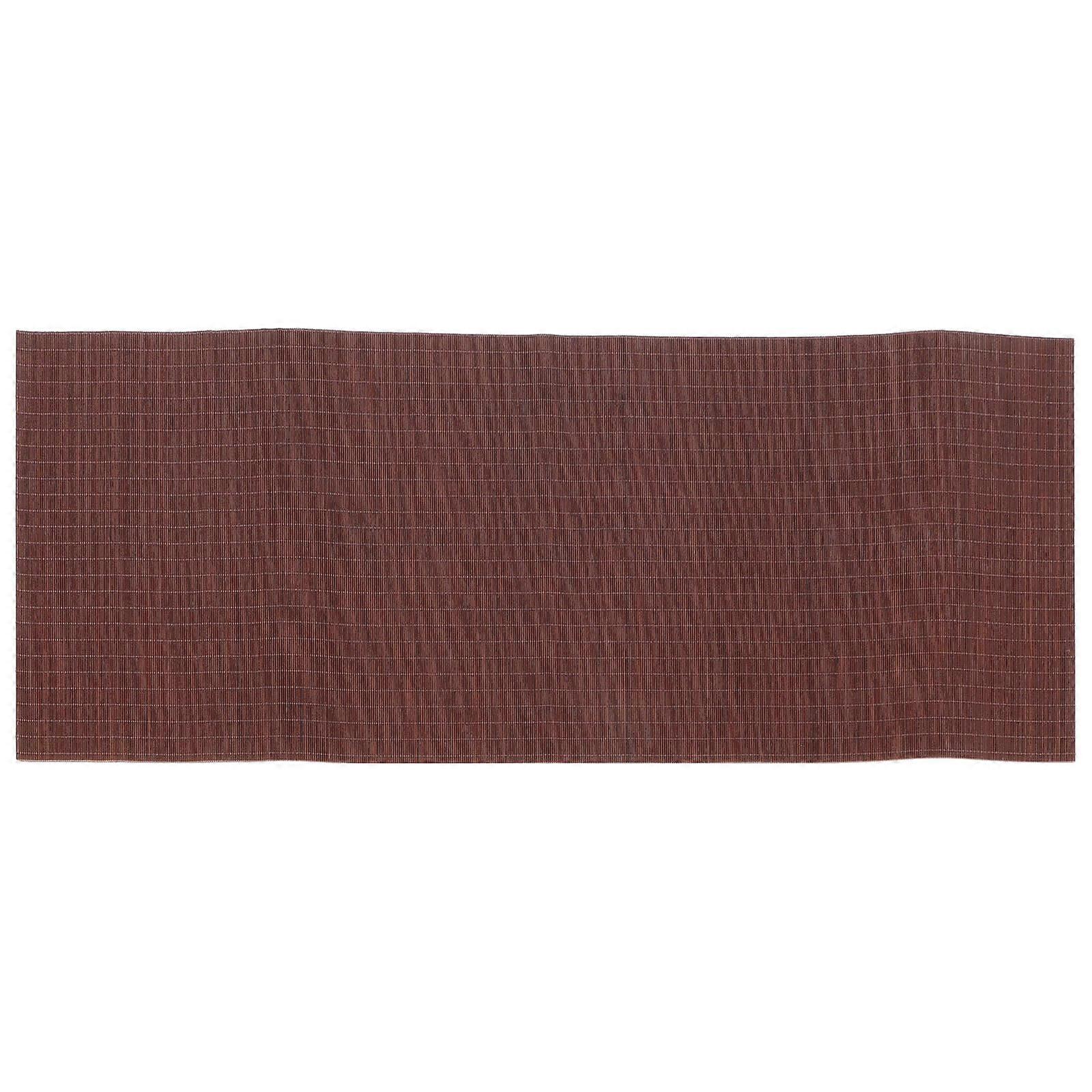 Tea Mat for Decoration 3Pcs Handmade Bamboo Waterproof Table Runner Coffee