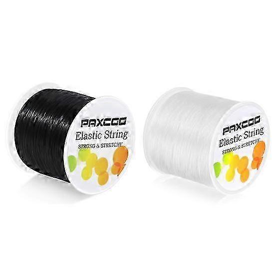 2025 2Rolls Elastic Stretchy String Jewelry Making 0.8mm Thickness Simple Operation Flexible Small Knot Elastic Thread