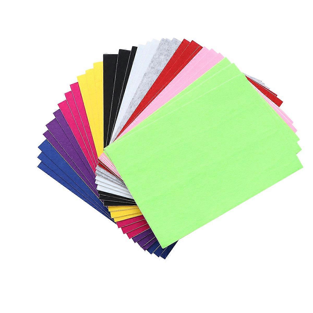Manual DIY Material Felt Sheets for Sewing Fabric 10Pcs Colored Cloth
