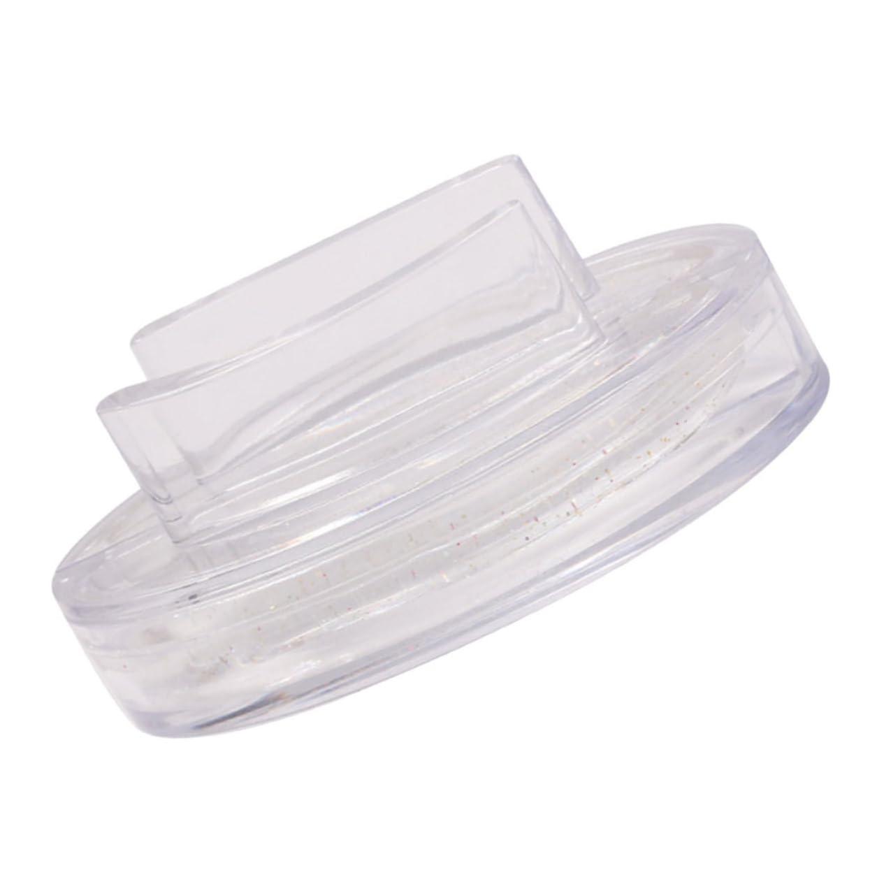 2pcs Silicone Nail Stamper Set with Precise Pattern Transfer and Replaceable Heads for DIY Nail Art