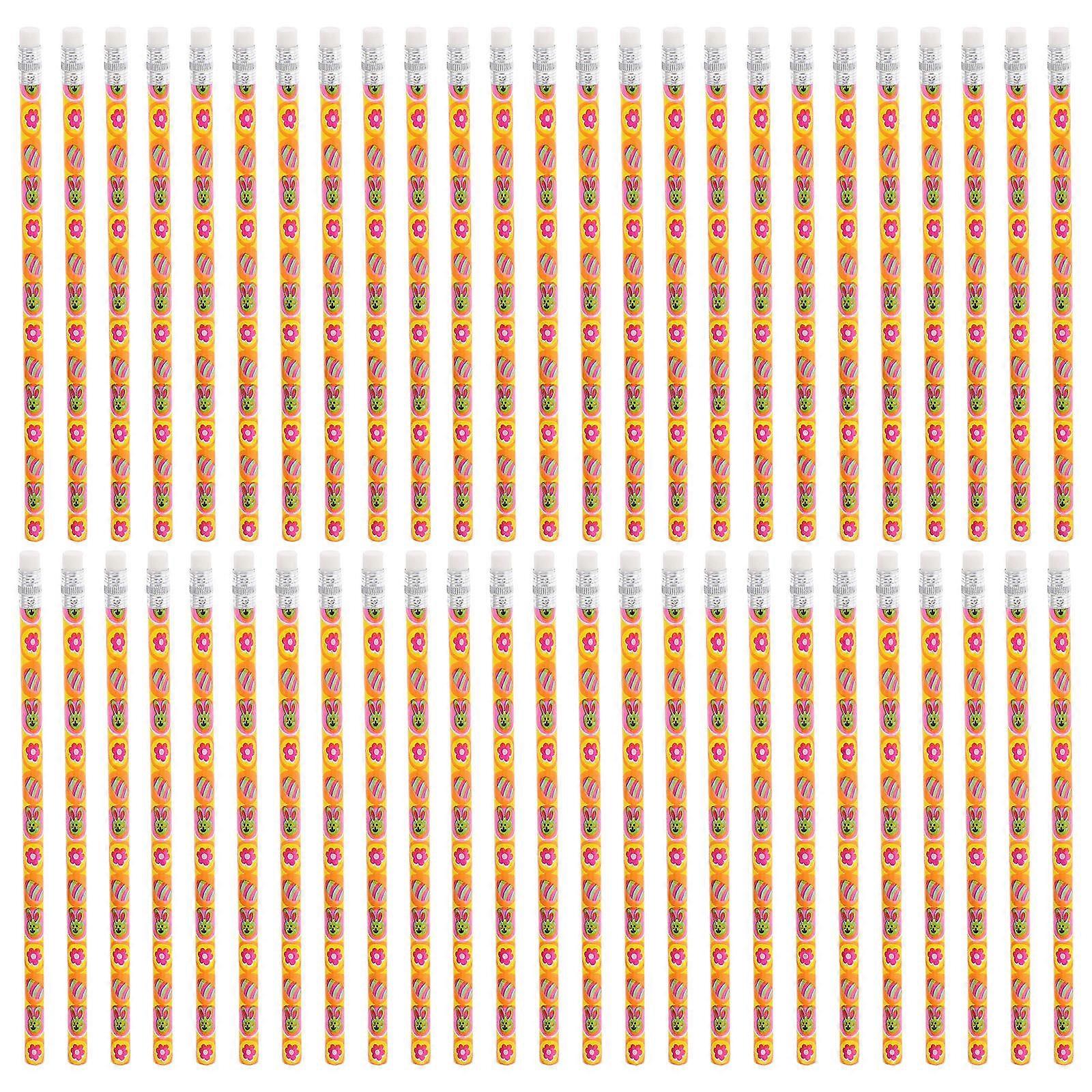 Fun Pencils Wooden Pencil with Eraser for Easter 150Pcs