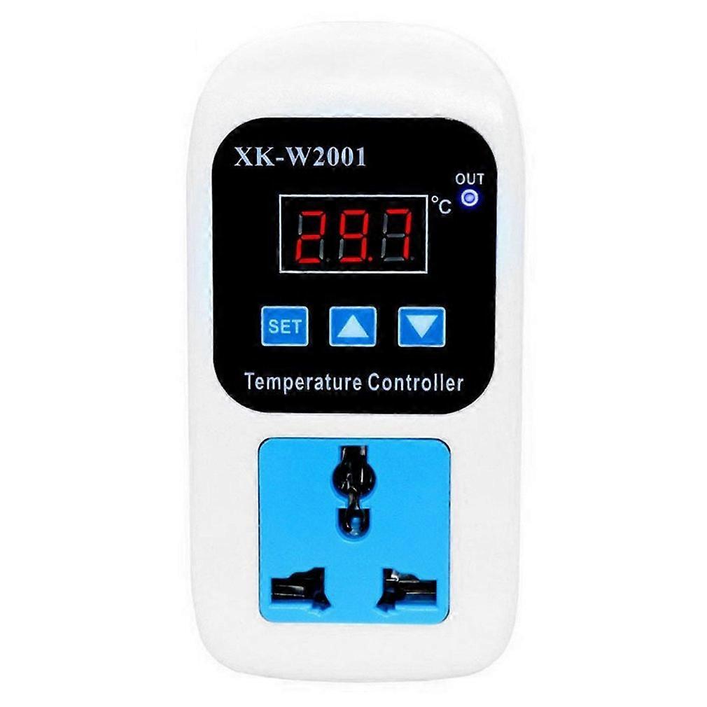 SMY-W2001 Temperature Controller Intelligent Digital Display Adjustable Temperature Socket with 1m W