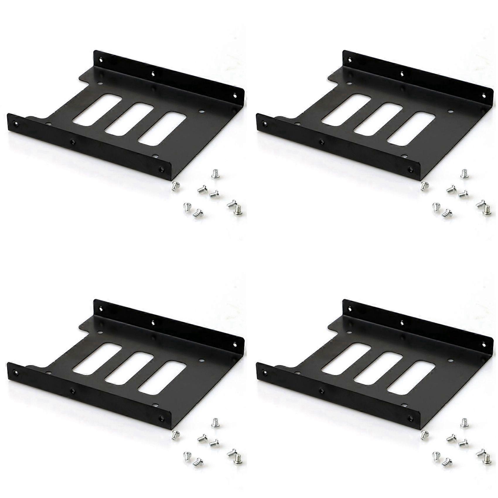 4X Hard Disk Bracket 2.5 to 3.5 Hard Disk Cage Hard Disk Bracket Multi-Function Solid State Drive SSD Bracket