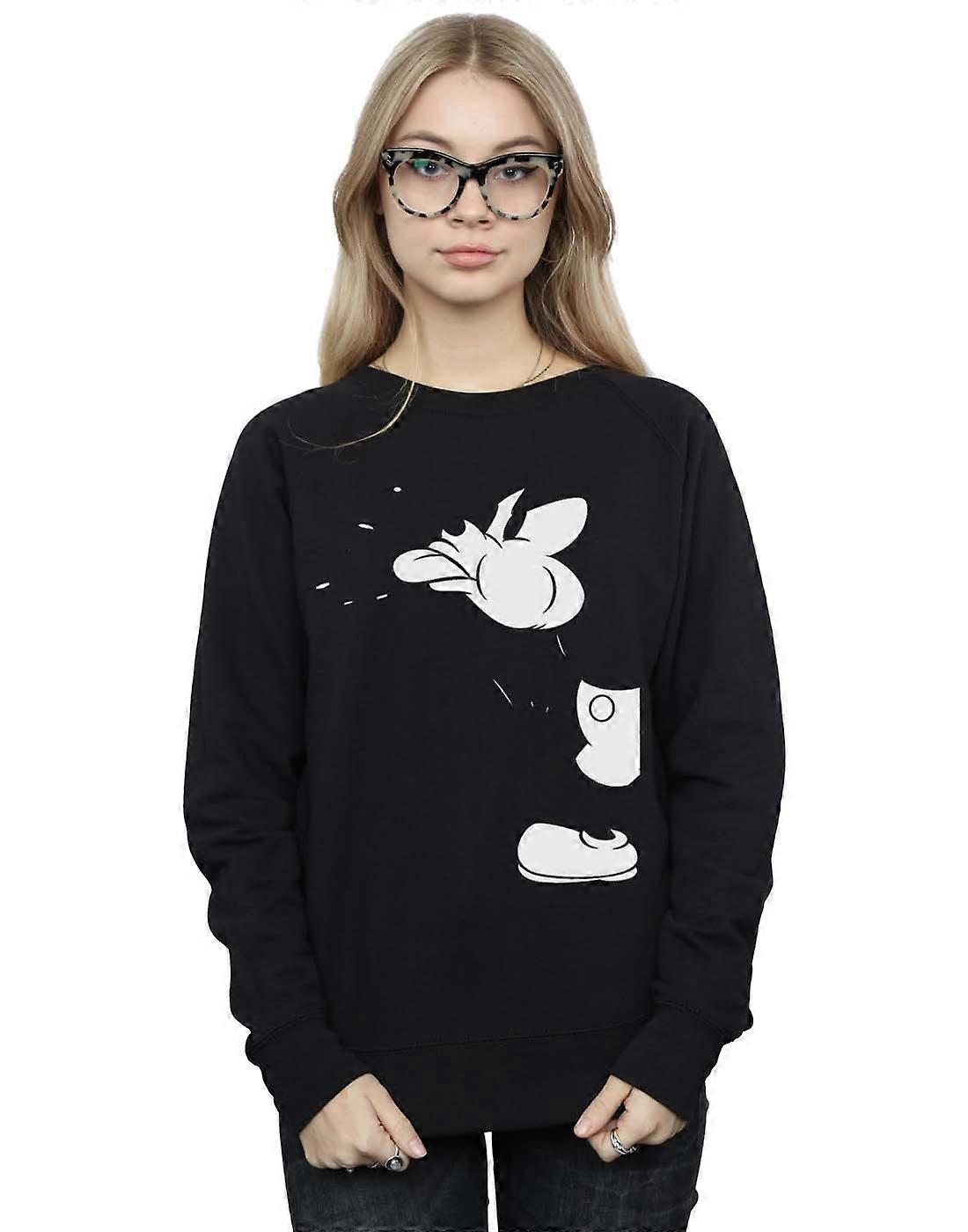 디즈니 여성용 미키마우스 컷 스웨트셔츠