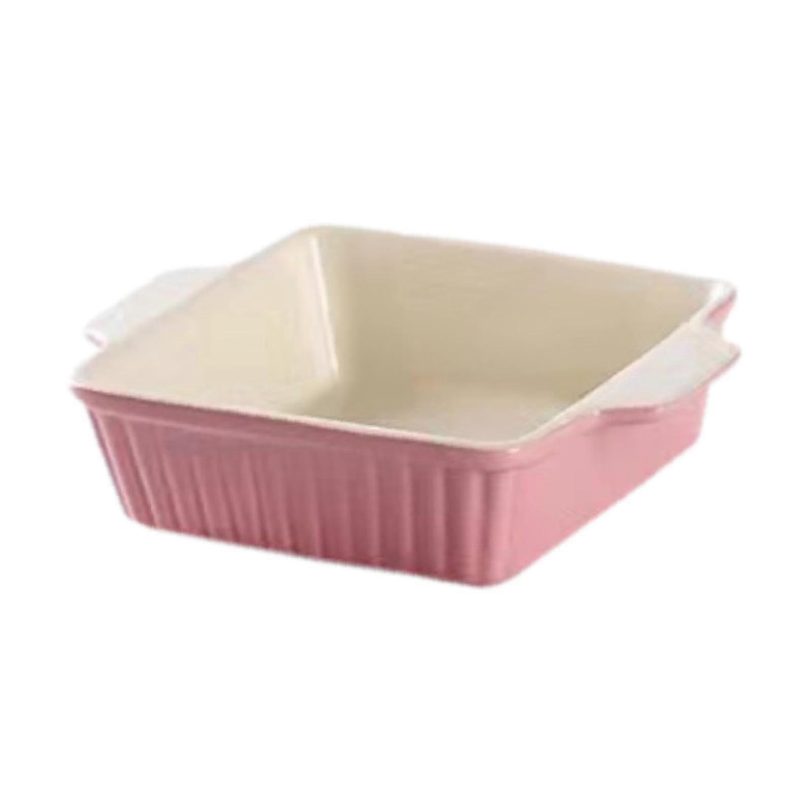 Ceramic Baking Dish Large Deep Square Lasagna Pan Oven Safe Porcelain Bakeware for Casserole
