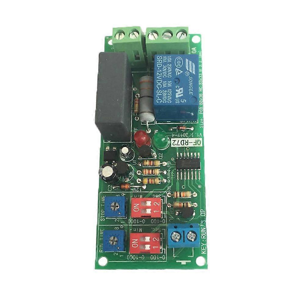 Timer Relay Switch with Dual Time Adjustable Infinite Loop Mode AC 110V 220V Wide Time Range
