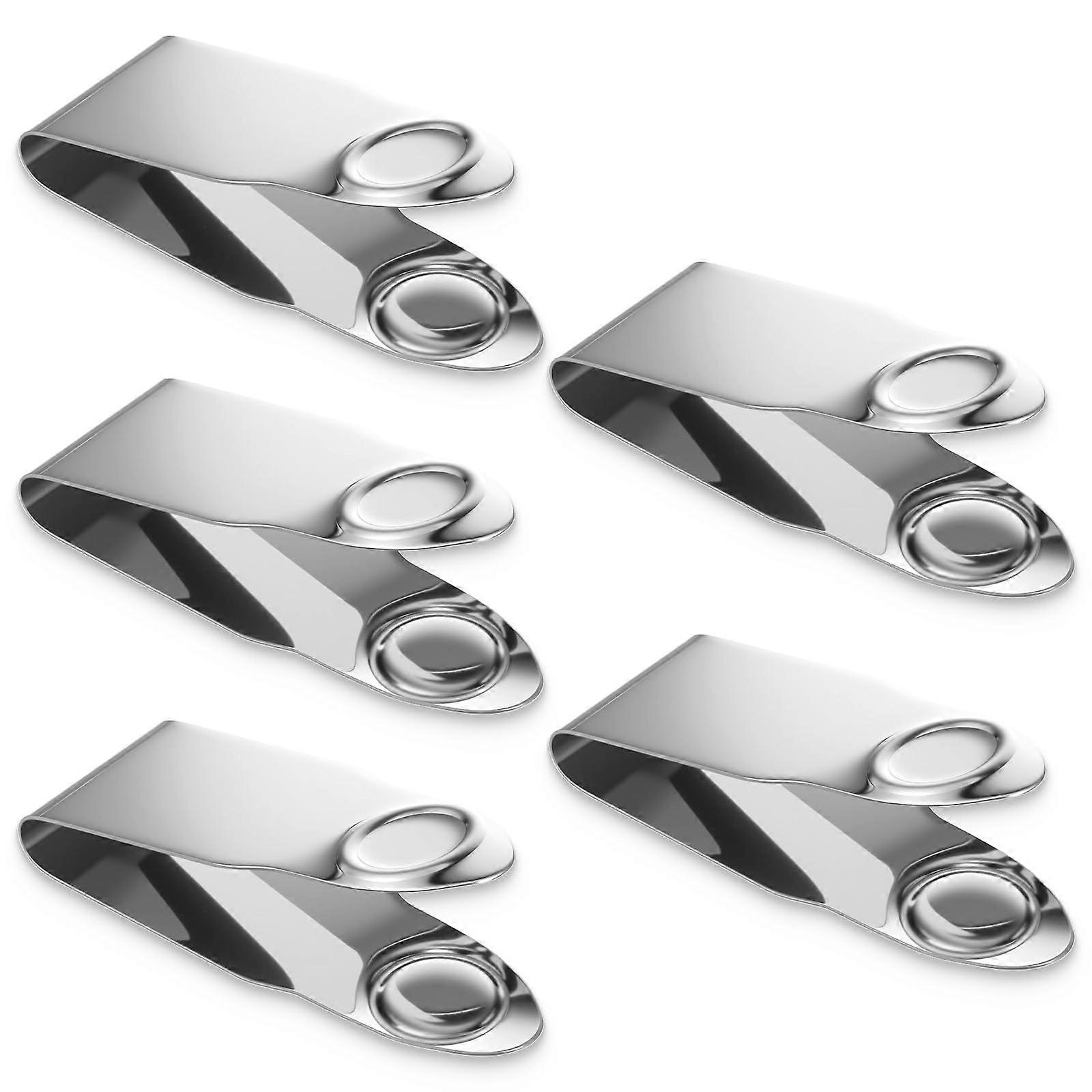 5Pcs Stainless Steel Strawberry Huller Fruit Stem Remover with Efficient Claw Design for Kitchen