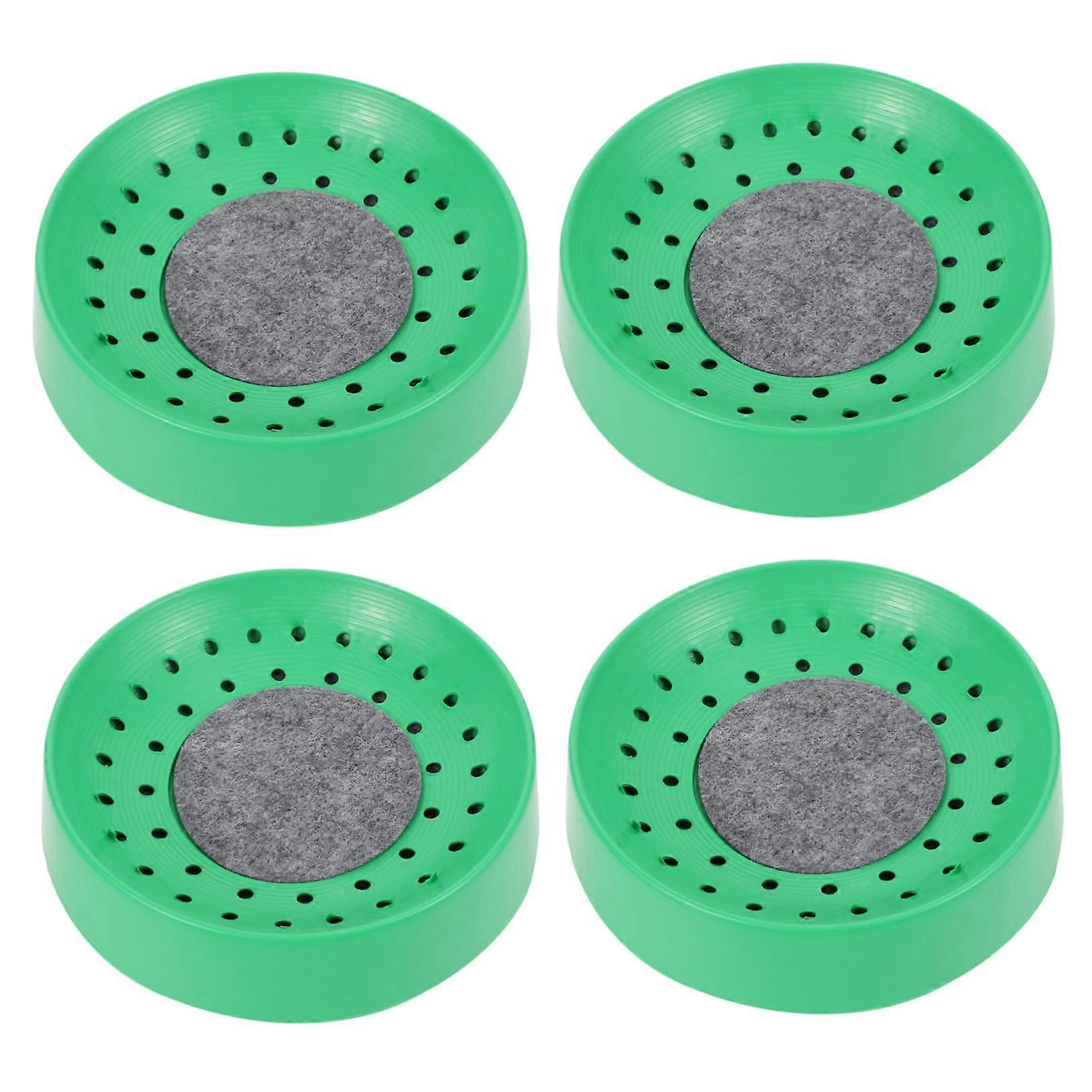 4pcs Plastic Pigeon Nesting Bowl Set for Bird Breeding with Durable Easy Clean AntiSlip Mat