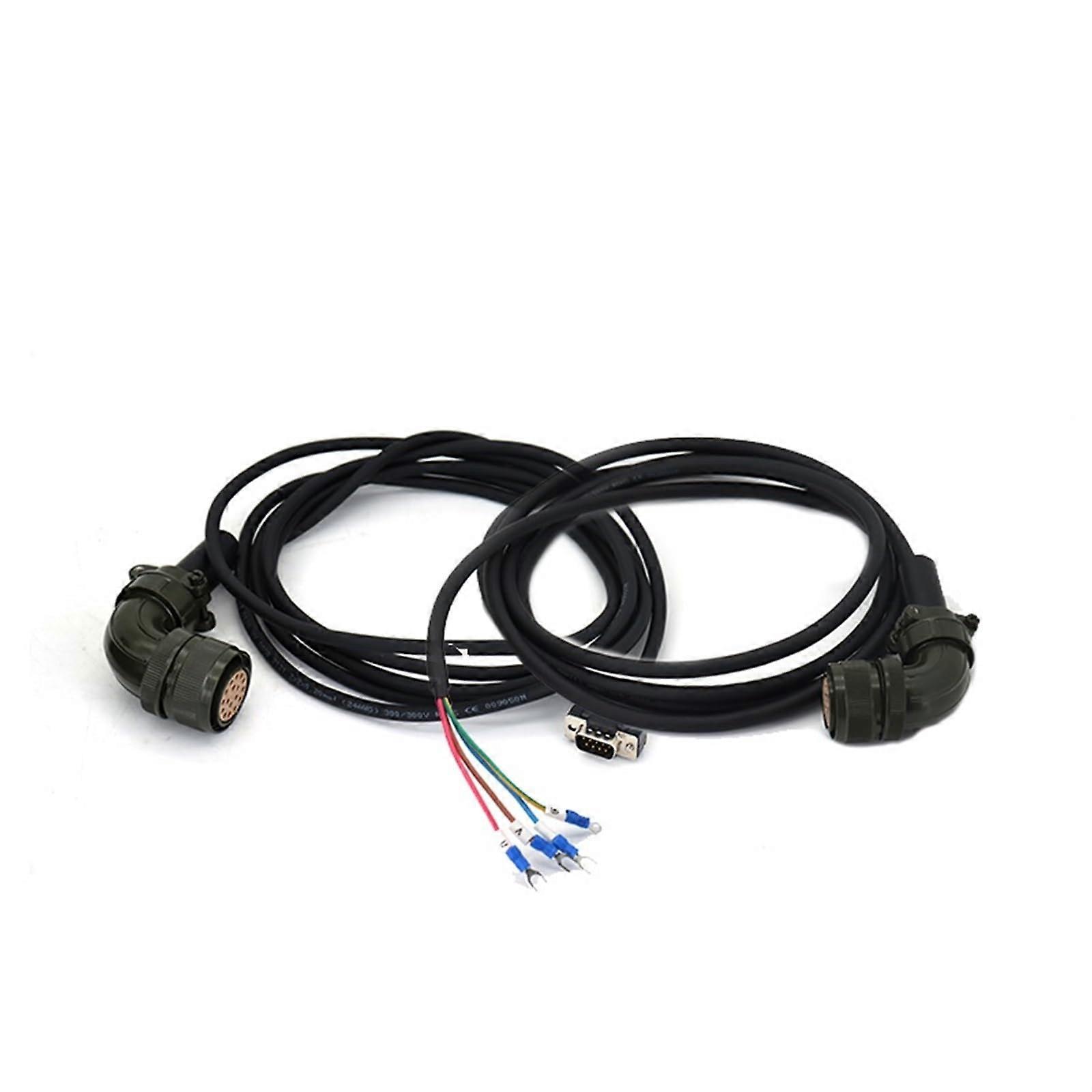 15M Servo Motor Encoder Cable Set for Delta B2 Series ASDB2EN1003 ASDB2PW1003 Durable Build