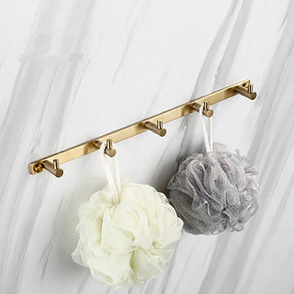 Bathroom Hardware Set SUS 304 Stainless Steel Modern Square Wall Mounted Towel Ring and Hook