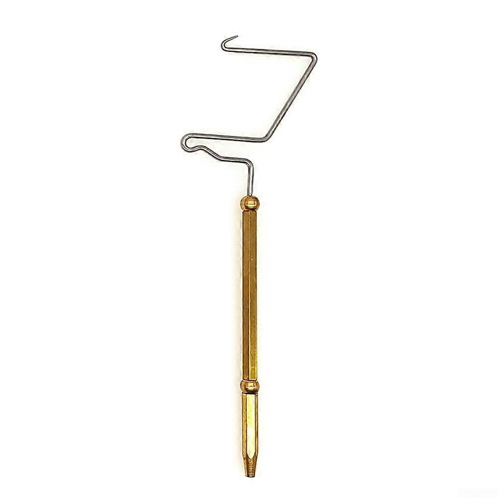 Fly Tying Tool with Rotating Whip Finisher for Smooth Thread Release and Durable Easy Handling
