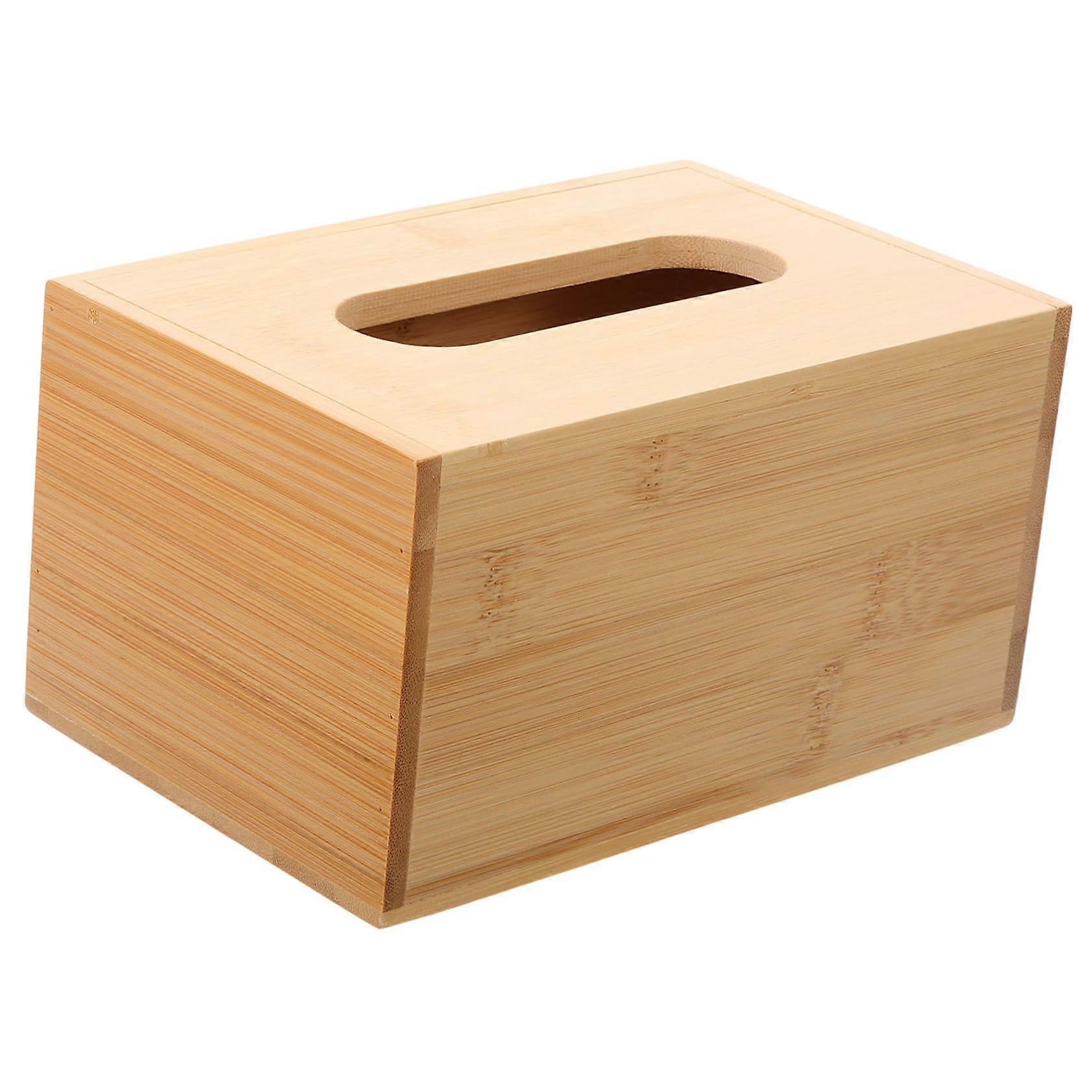 Tissue Box Cover Rectangular Paper Towel Dispenser for Home Bathroom Kitchen Easy Tissue Access