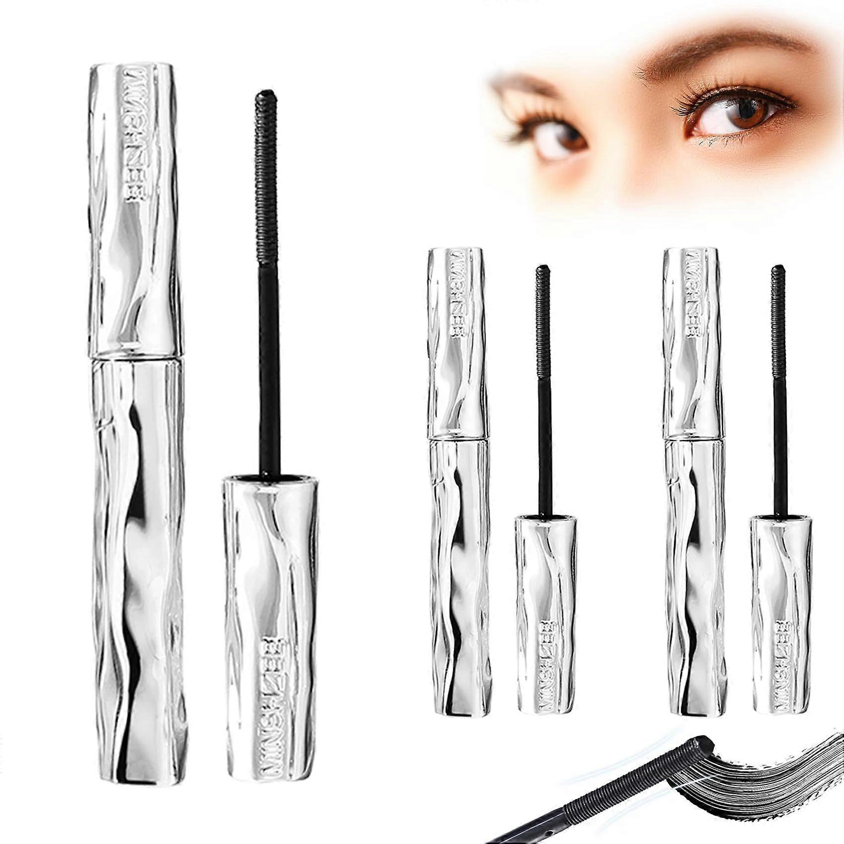 Waterproof Long Curl Mascara Black with Instant Lash Lifting and Buildable Volume Effect