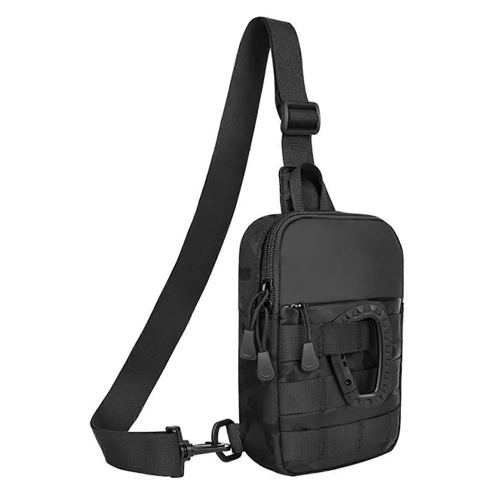 Tactical Sling Bag with Multiple Compartments, AntiTheft Crossbody Shoulder Bag for Outdoor EDC