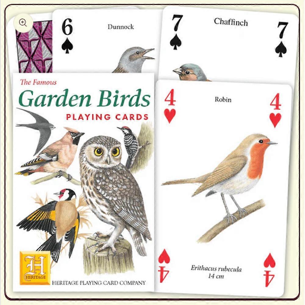 Garden Birds by Heritage Playing Cards