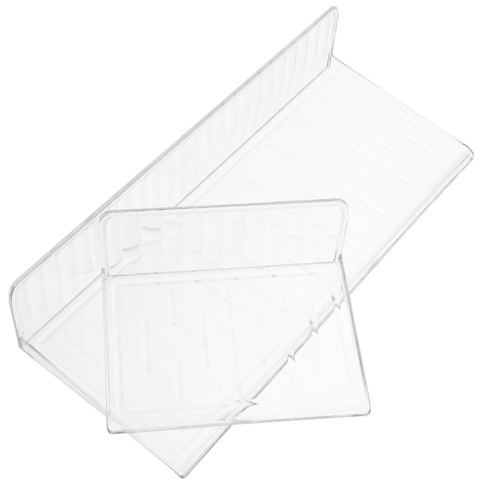 Bathroom Shelf Floating Shelf for Storage 1Set Wall Mount Transparent