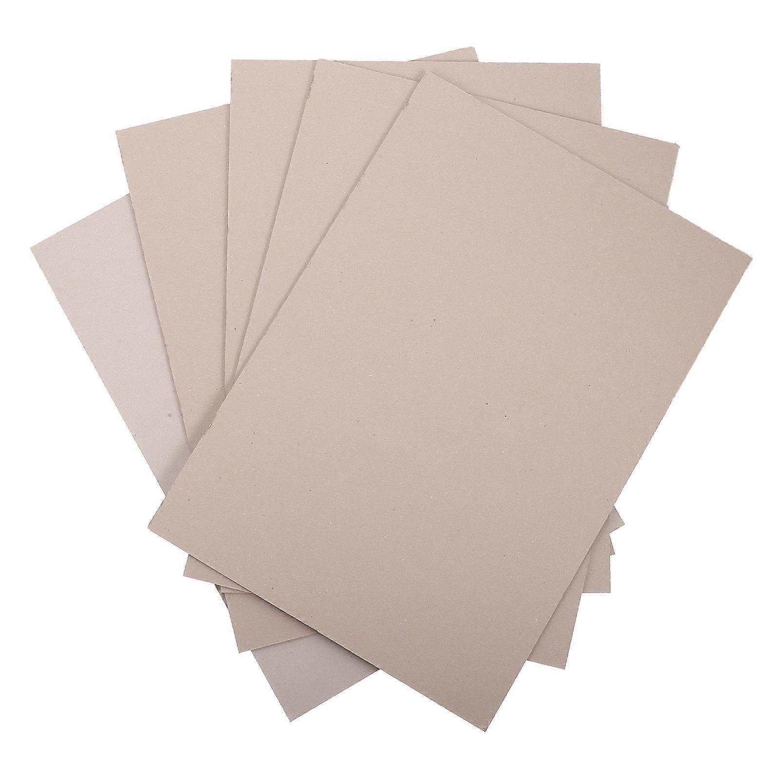 Gray Paperboard Thickened Double Sided for DIY Use 5Pcs A3 Size Paperboard