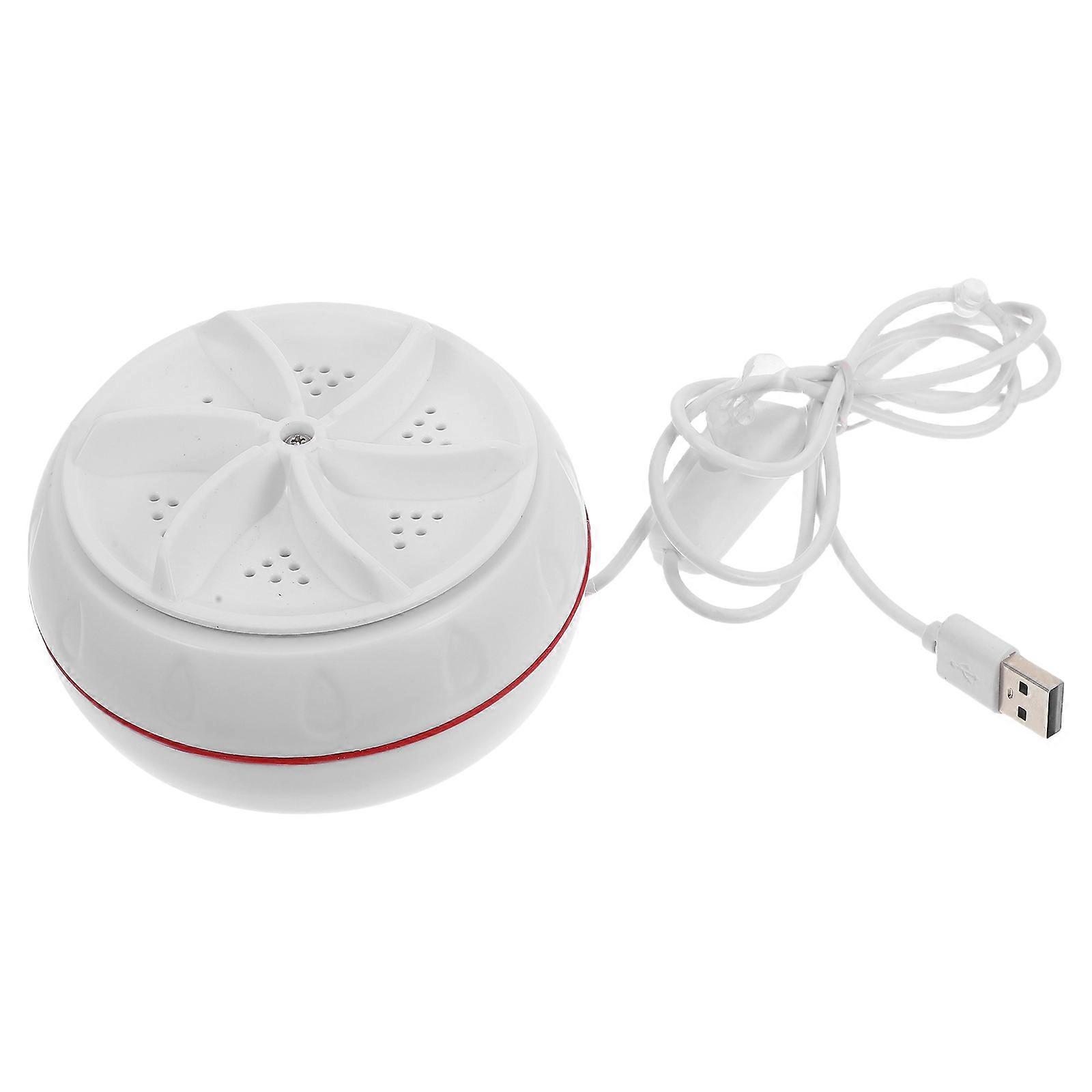 Portable Turbo Washing Machine for Clothes with 2Sets Mini Small Washer for Dormitory Use