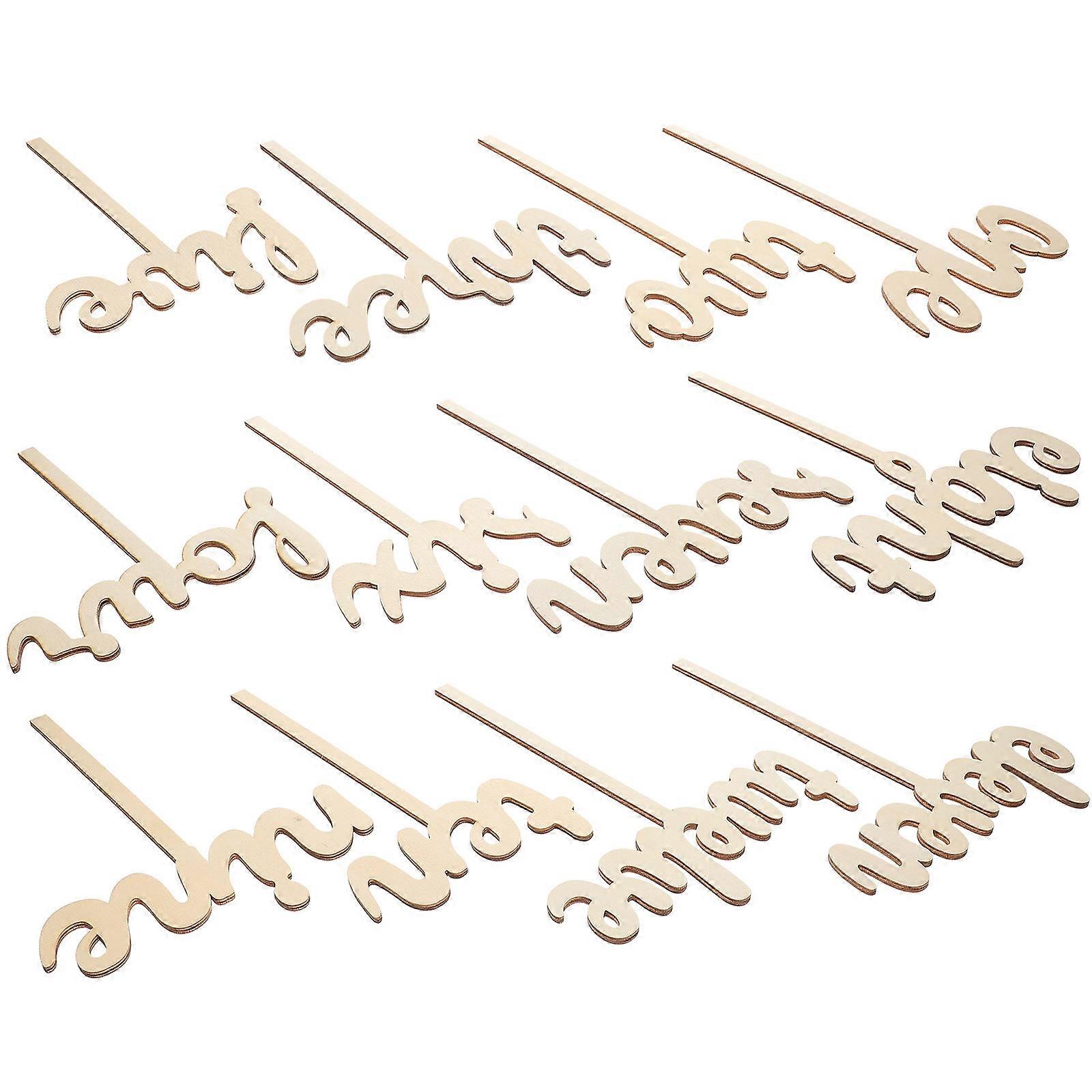 Wedding Table Numbers Table Number on Stick for Decoration 12Pcs Set