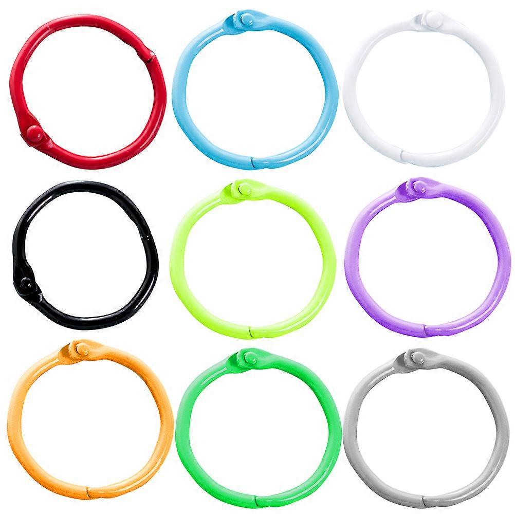 Metal Binder Rings for Loose Leaf Notebook Use Multi-Purpose 300Pcs Set