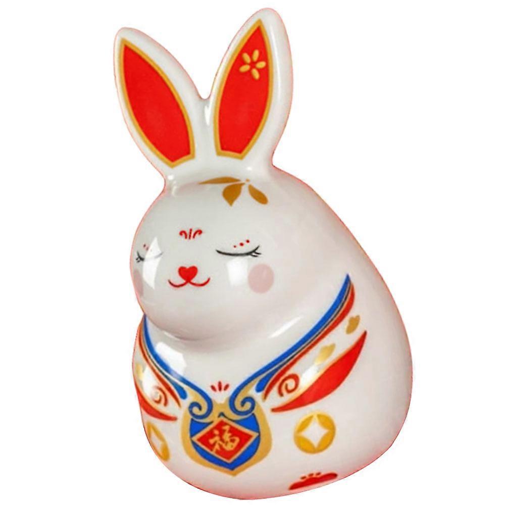Saving Pot Ceramic Fortunate Rabbit for Storage