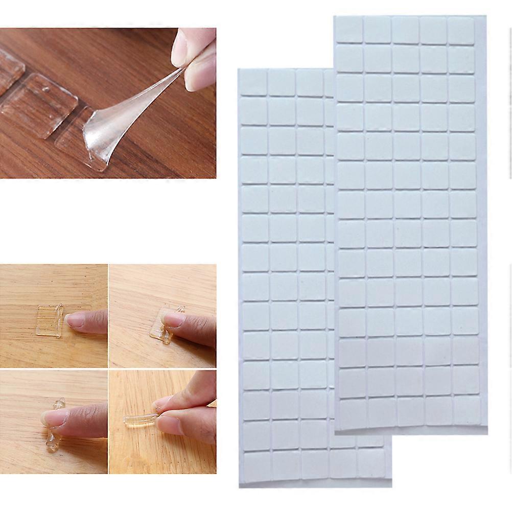 Clear Double Sided Sticker Acrylic Adhesive for Mounting 4Pcs