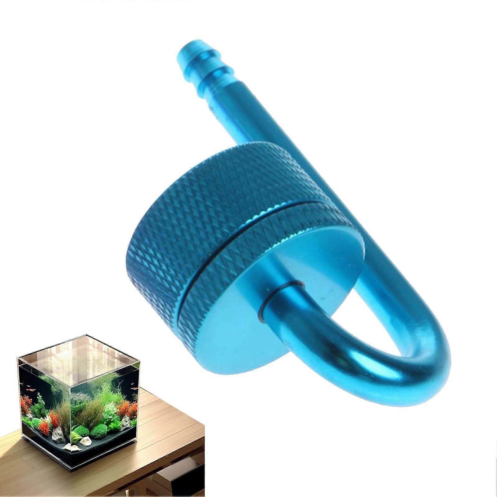 CO2 Diffuser with Aluminum Aquarium Bubble Counter for Plants, Even Diffusion, UShape Design