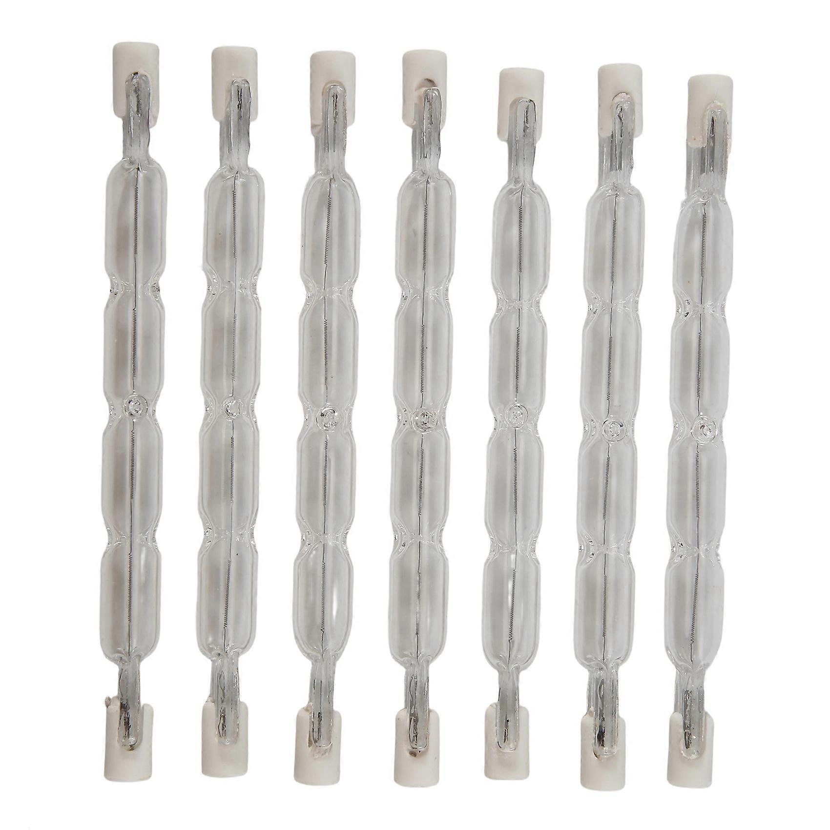 R7s Halogen Light Bulbs, 7 Packs R7s Bulb 118mm Dimmable 230V Halogen Bulbs, Tungsten Linear Light