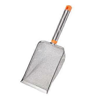 Cat Litter Scoop Bentonite Cat Litter Scoop Quail Chicken Scoop Reptile Sand Scoop Mineral Sand Scoop Stainless Steel Cat Litter Scoop