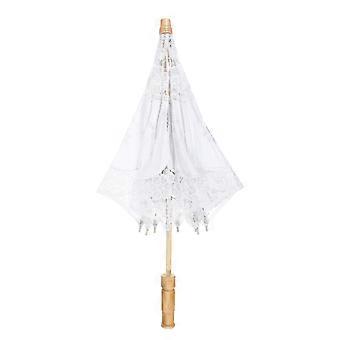 Toyvian Lace Umbrella Embroidered Bridal Umbrella for Wedding Photos